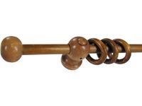 11mm WOODEN CURTAIN RODS 