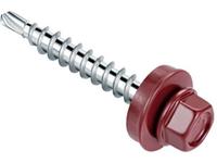 SELF DRILL SCREW DIN7504 RED RAL 3013