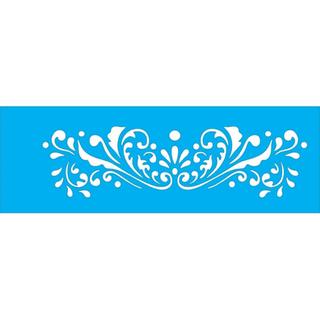 STENCIL ΛΟΥΛΟΥΔΙ ΚΑΡΔΙΑ 10X30cm JB821