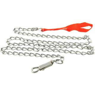 Dog chain 2ΜΜ with red lace