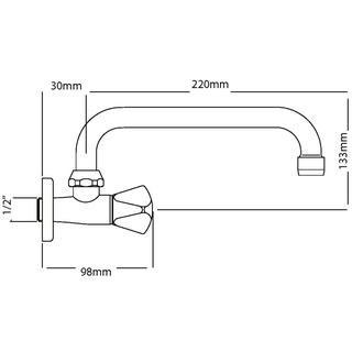 FAUCET HERMA  WALL