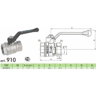 BALL VALVES BUGATTI 2"