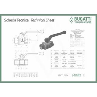 BALL VALVES BUGATTI 2"