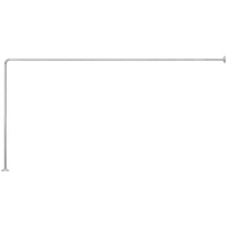BATHROOM CURTAIN RAIL 80Χ94-180 CHROME