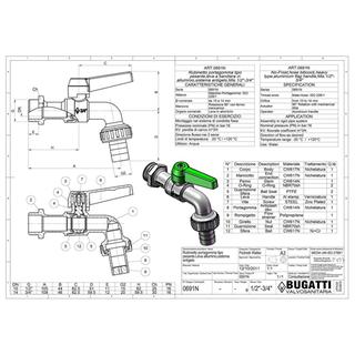 FAUCET BUGATTI 1/2 ΑΝΤΙ-FREEZ 691