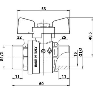 BALL VALVES 1/2 ΑΑ 327