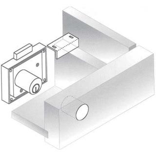 drawer lock CAS 231.25-30-35 (20x25)