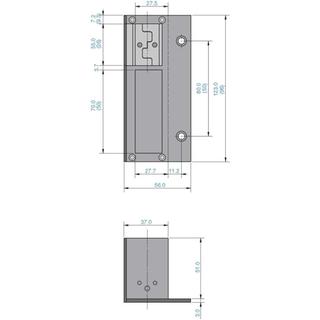 electric strike platesFEB KOUTIASTO 6050/1