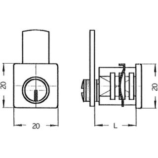 LOCK CAS 256.19