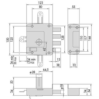 ΚΛΕΙΔΑΡΙΑ CISA 57150.60 ΚΡΑΤΗΤΗΡΙΩΝ