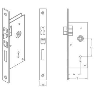 LOCK DOMUS 8094V