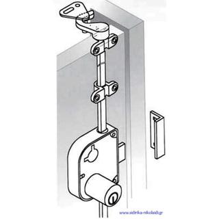 LOCK SPANIOLETA CAS 220C / 25ΧΒ ΡΜ