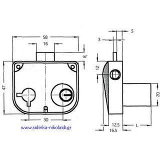 ΚΛΕΙΔΑΡΙΑ ΣΠΑΝΙΟΛΕΤΑ CAS 220C/25XB ΑΣ