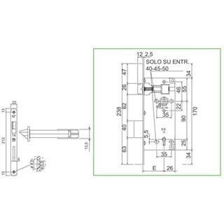 LOCKS AGB 592.30 YELLOW STENES