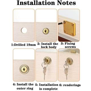 drawer lock 138.22 NICKEL CHINA