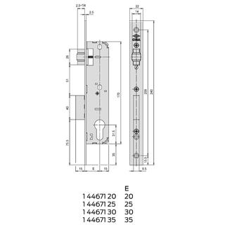 CISA ROLLER LOCK