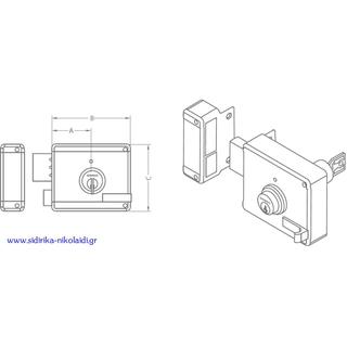 mortise lock domus