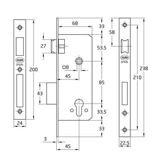 LOCK AMIG 45