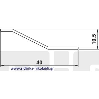 FLOOR PROFILE ANGLE 1Μ