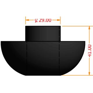 RUBBER HOODFLANGE SPEK 14100 Ν.2