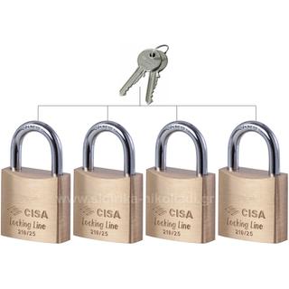 PADLOCKS LOGO 40 SAME ΚΕΥ