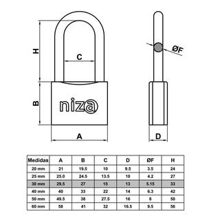 PADLOCKS ΟΡ Makrylia 30