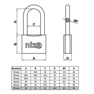 PADLOCKS ΟΡ Makrylia 60