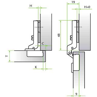 FGV Cabinet hinges