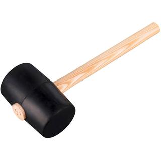 RUBBER MALLET WOODEN HANDLE 500Γ