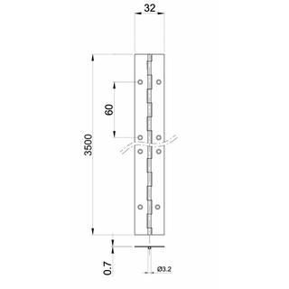 Hinges MEASURE 3.5Μ YELLOW