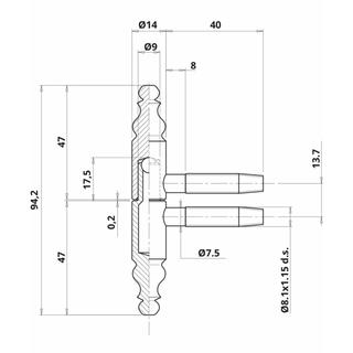 Hinges OTLAV 14