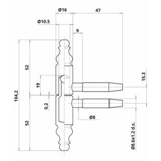 Hinges OTLAV 16