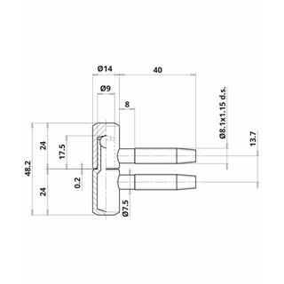 Hinges OTLAV 14