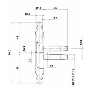 Hinges OTLAV 13