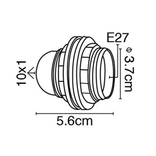 BULB HOLDER RING Ε27 35125-008639