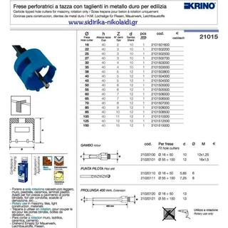 ΠΟΤΗΡΟΤΡΥΠΑΝΟ KRINO 25 ΜΠΕΤΟΥ