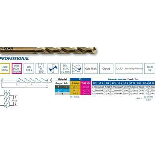 DRILL ΒΙΤ COBALT.IZAR 1.5