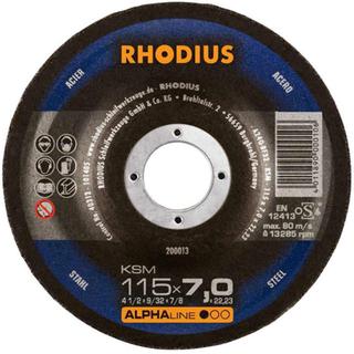 CUTTING DISCS RHODIUS 115Χ6 METAL