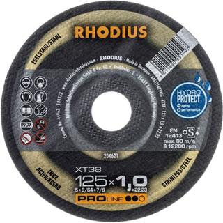 ΤΡΟΧΟΙ RHODIUS 125Χ1 ΙΝΟΧ