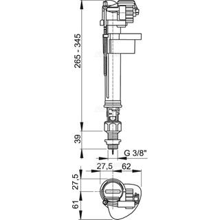Float valve 3 / 8-1 / 2