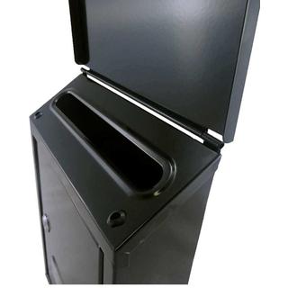 Mailboxes 0081 BLACK MEDIUM STRAIGHT