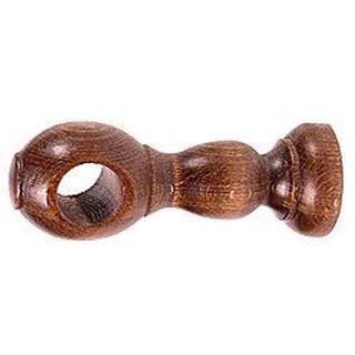 SUPPORT FOR WOODEN RODS Φ23  CHERRY BROWN