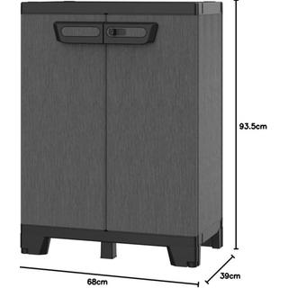 cabinet  "ARDESIA" 68Χ39Χ92 GREY