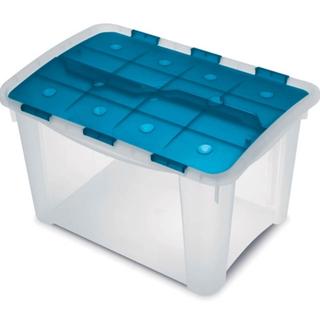 STORAGE BOX  "ΗΟΜΕ ΒΟΧ 25 OCEAN"  TRANSPARENT