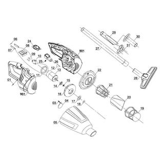 EINHELL Rechargeable Vacuum Cleaner TE-VC 18 Li-Solo