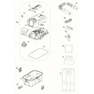 EINHELL Battery vacuum cleaner TE-VC 18/10 Li - Solo