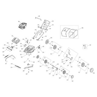 EINHELL Gasoline lawnmower GC-PM 46/3