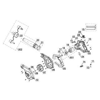 EINHELL Rechargeable blower TE-CB 18/180 Li Solo