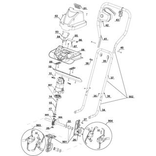 EINHELL Electric tiller GC-RT 7530