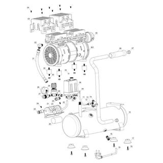 EINHELL Air compressor without oil - Silent TE-AC 6 Silent